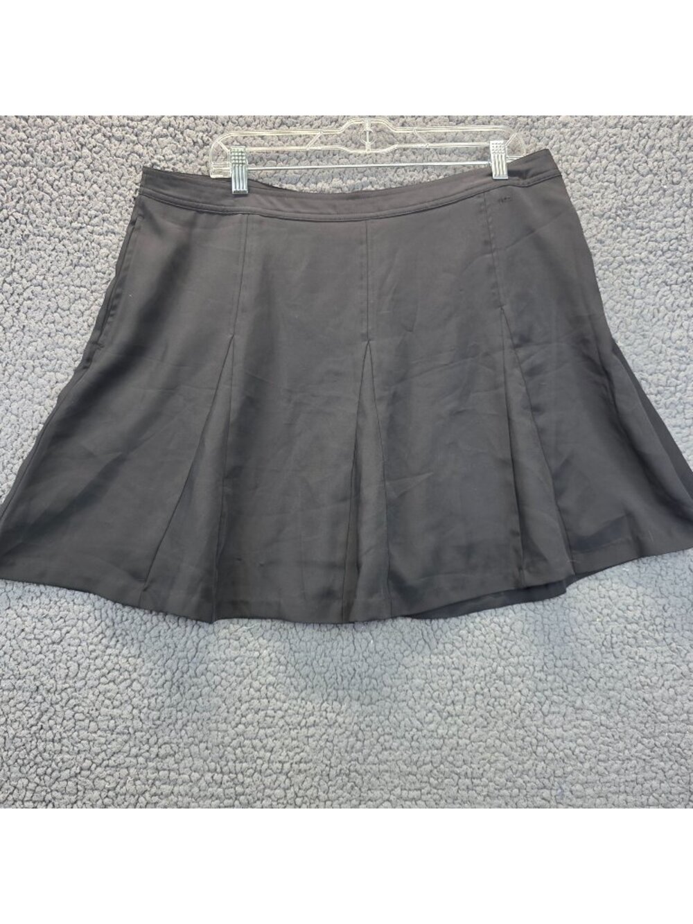 Izod Cool FX Golf Skort 16 Black A Line Built in Short Tenniscore Preppy Stretch